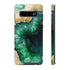 Green Geode in Watercolor - Impact Resistant Phone Case Samsung Galaxy S10 Plus Glossy